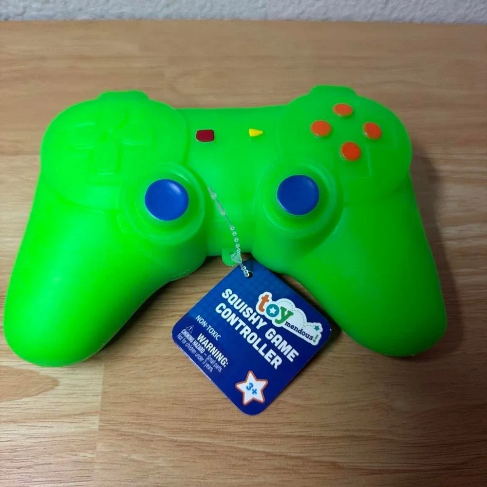 Sunny Days Large Squishy Game Controller one green